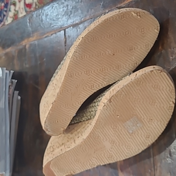 GUC ZEE Alexis Bronze Cork Wedges 41 - Picture 6 of 6